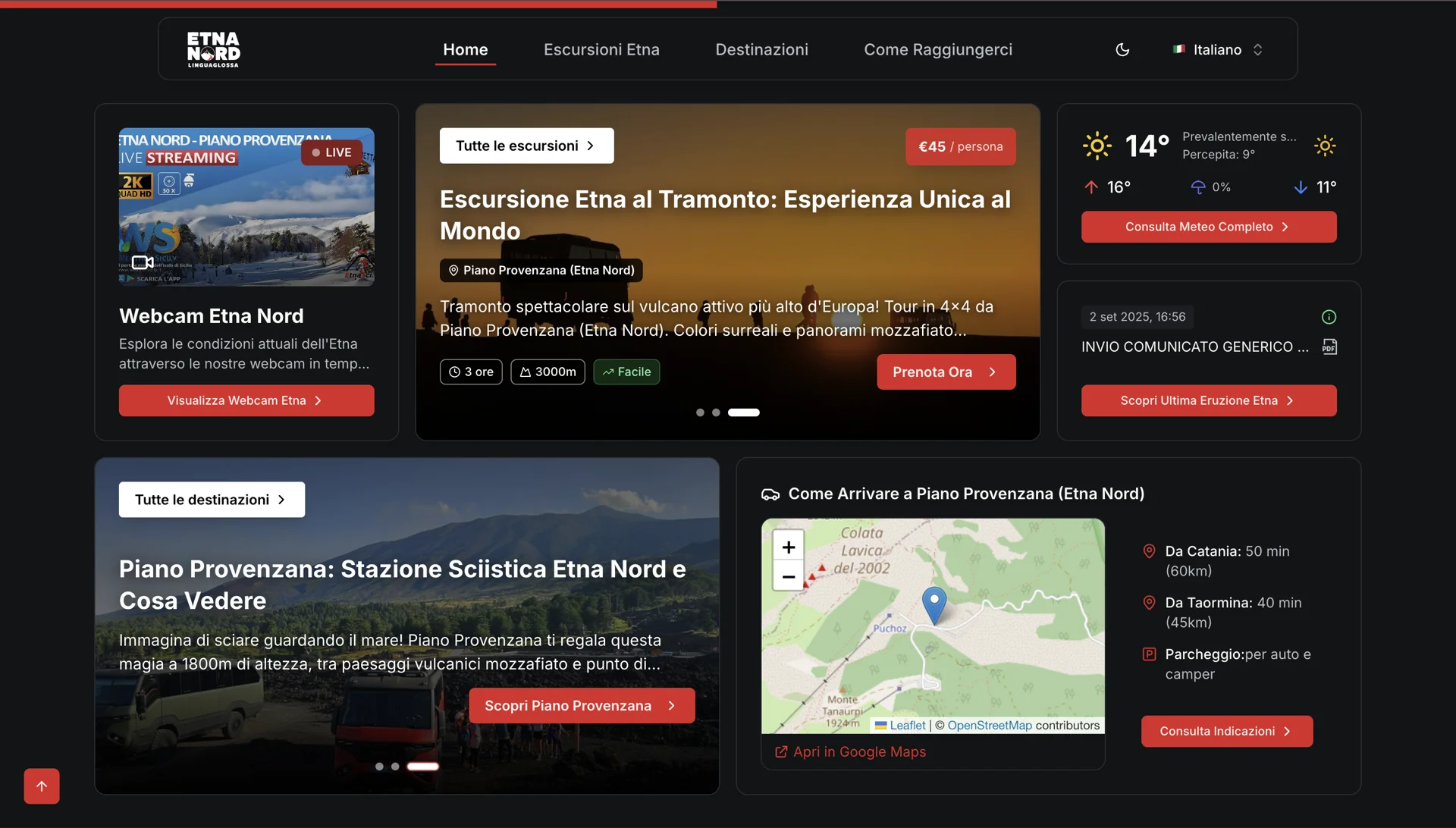 Multilingual Tourism Platform Etna Nord - Image 1